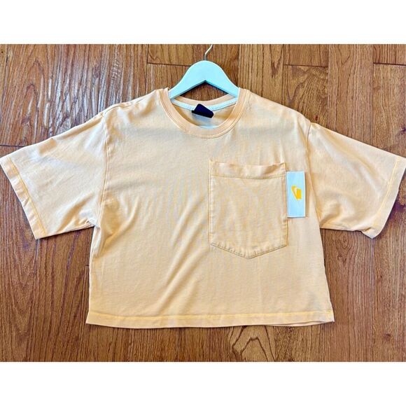Nike orange cropped pocket front t shirt size M - Picture 11 of 11
